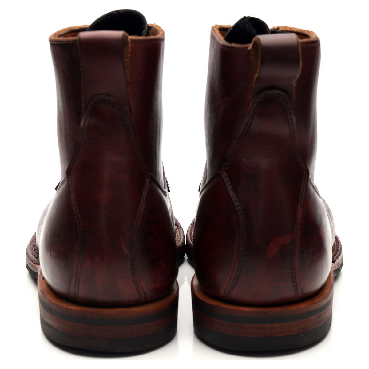 Burgundy Leather Service Boot UK 7