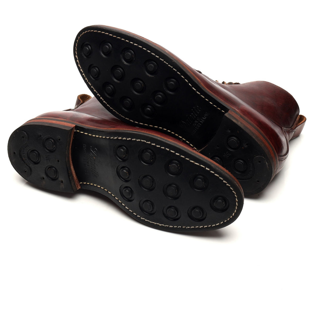 Burgundy Leather Service Boot UK 7