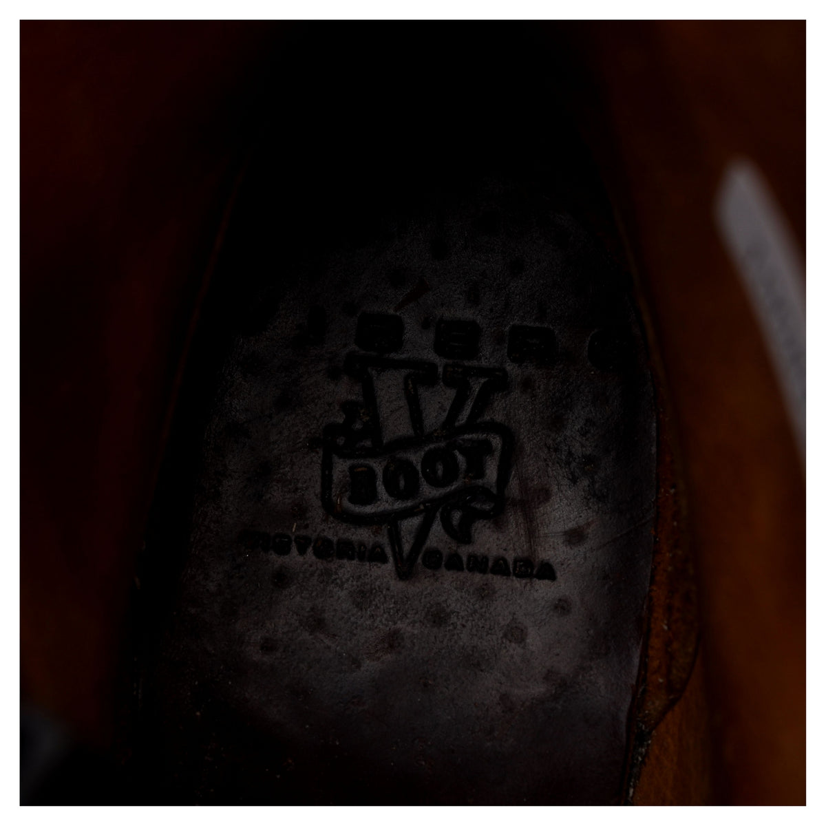 Burgundy Leather Service Boot UK 7