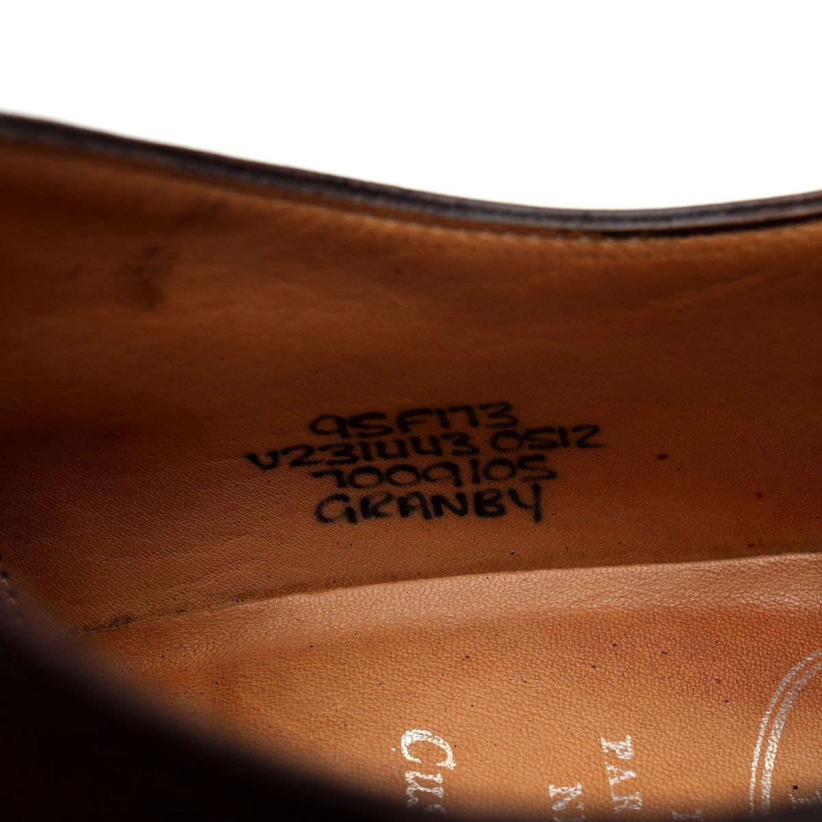 &#39;Granby&#39; Dark Brown Leather Oxford Brogues UK 9.5 F