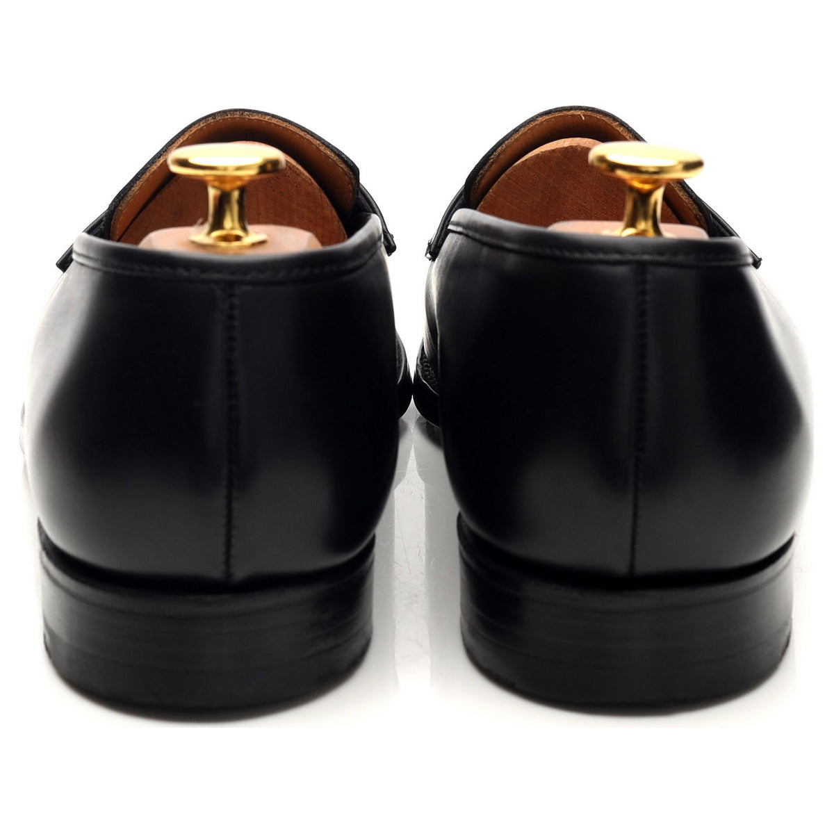 Women&#39;s &#39;Epsom&#39; Black Leather Loafers UK 8 C