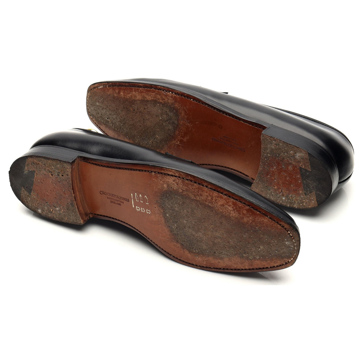 Women&#39;s &#39;Epsom&#39; Black Leather Loafers UK 8 C