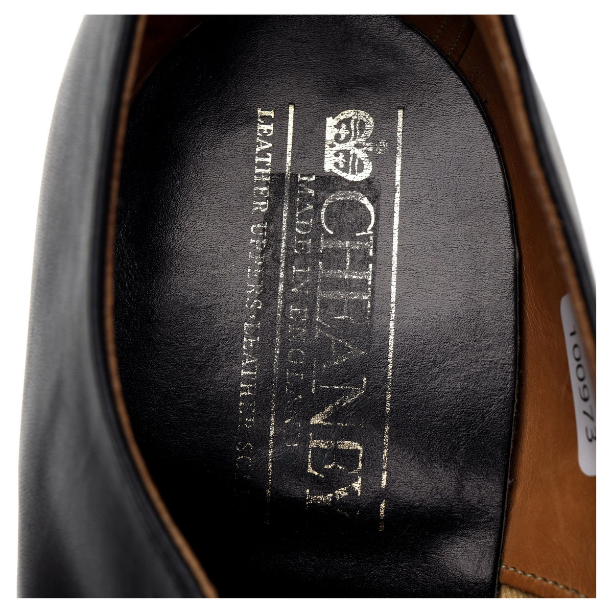 &#39;Adelphi&#39; Black Leather Oxford UK 8 F