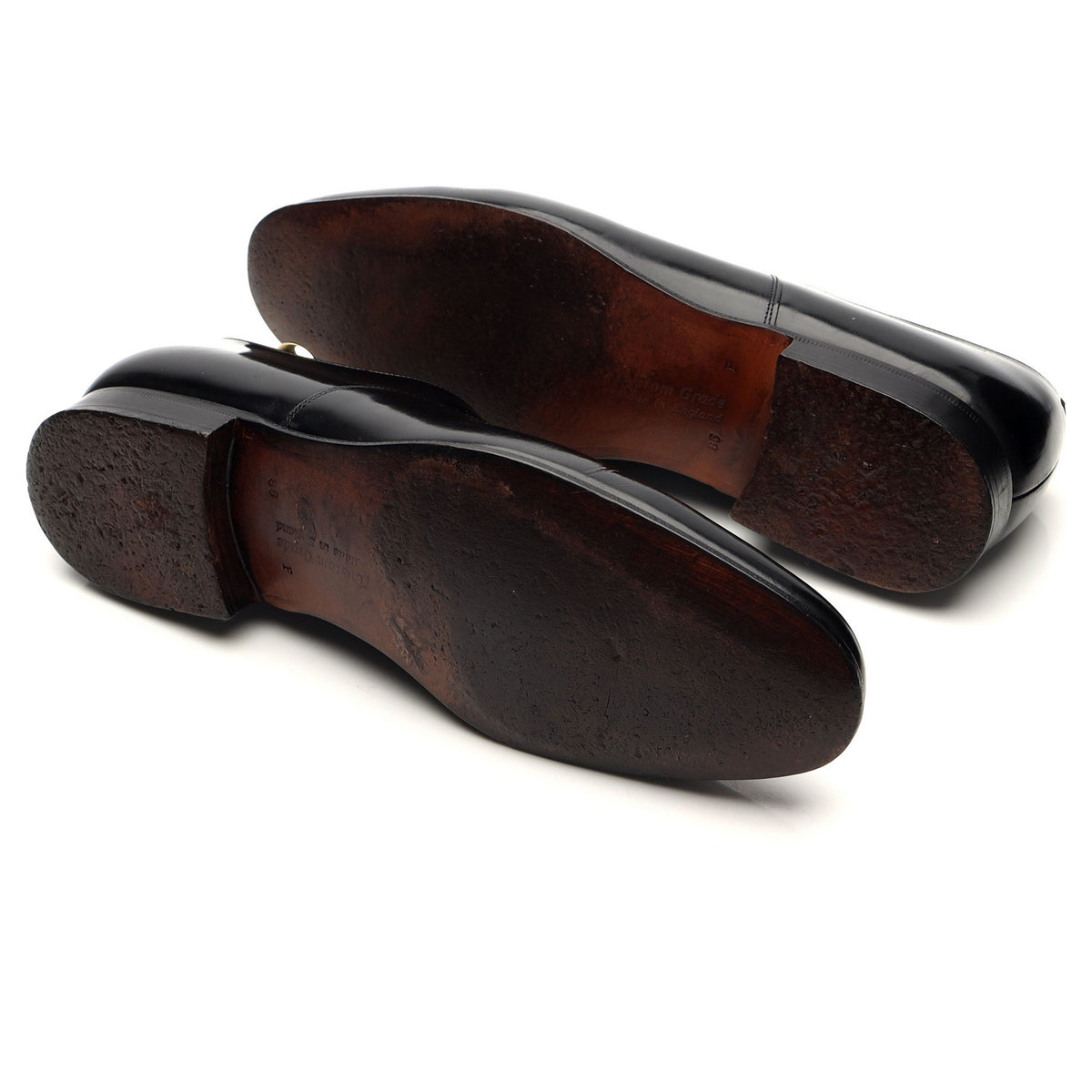 &#39;Alastair&#39; Black Patent Leather Oxford UK 8.5 F