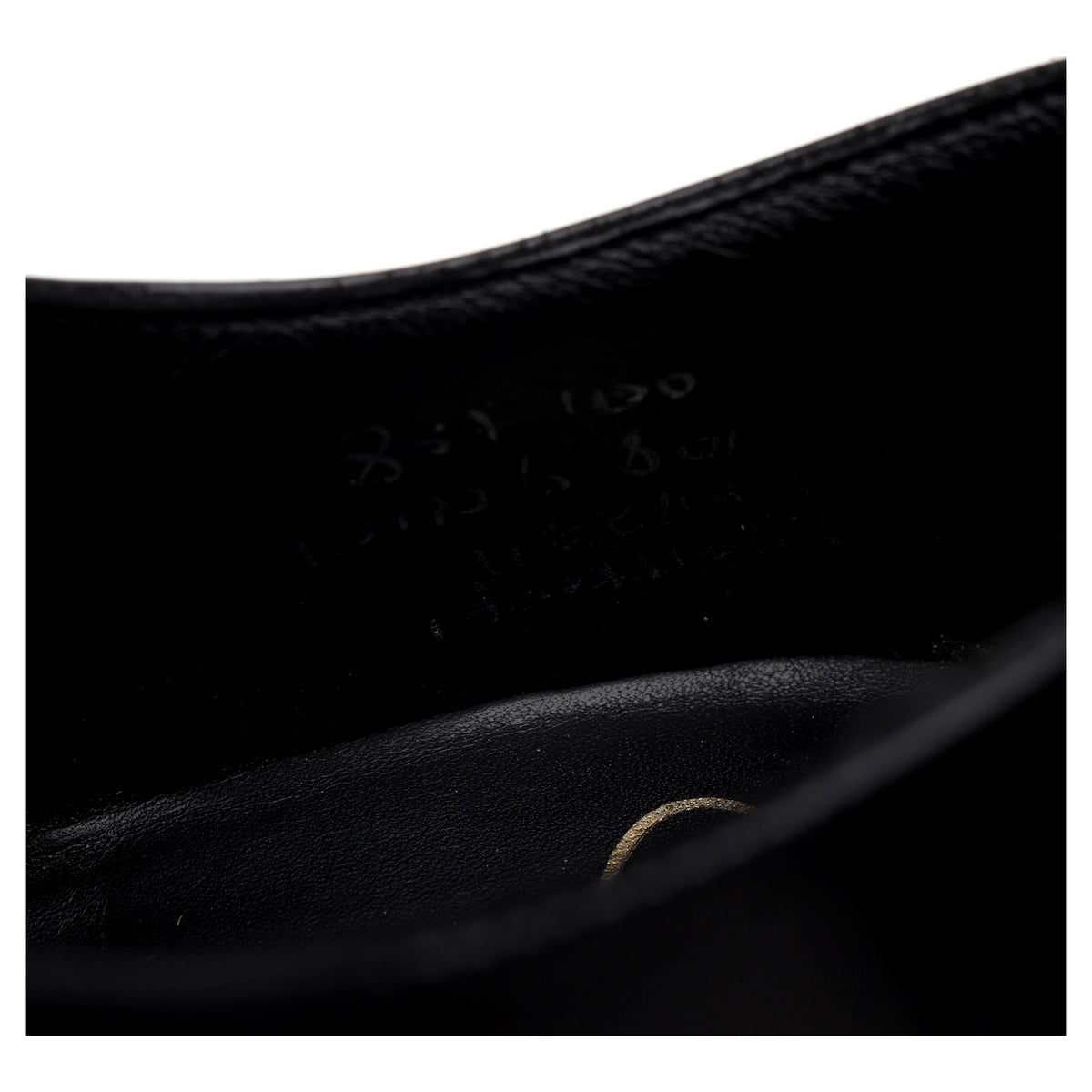 &#39;Alastair&#39; Black Patent Leather Oxford UK 8.5 F