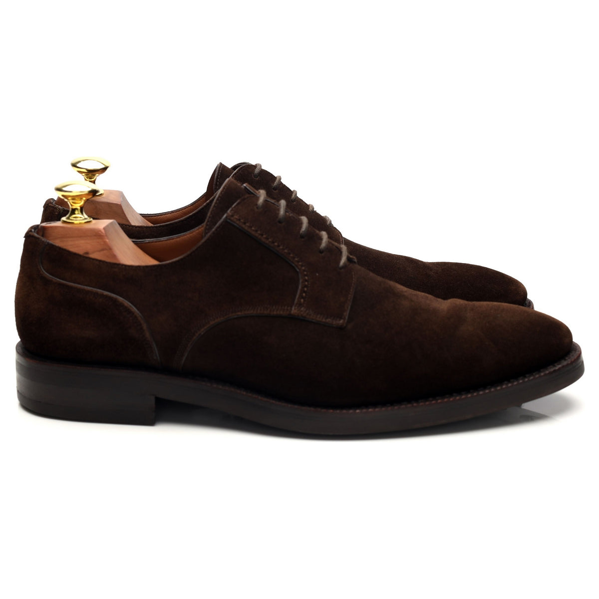 Scribe Brown Suede Derby UK 7 E