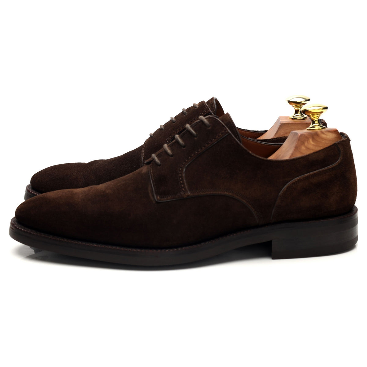Scribe Brown Suede Derby UK 7 E