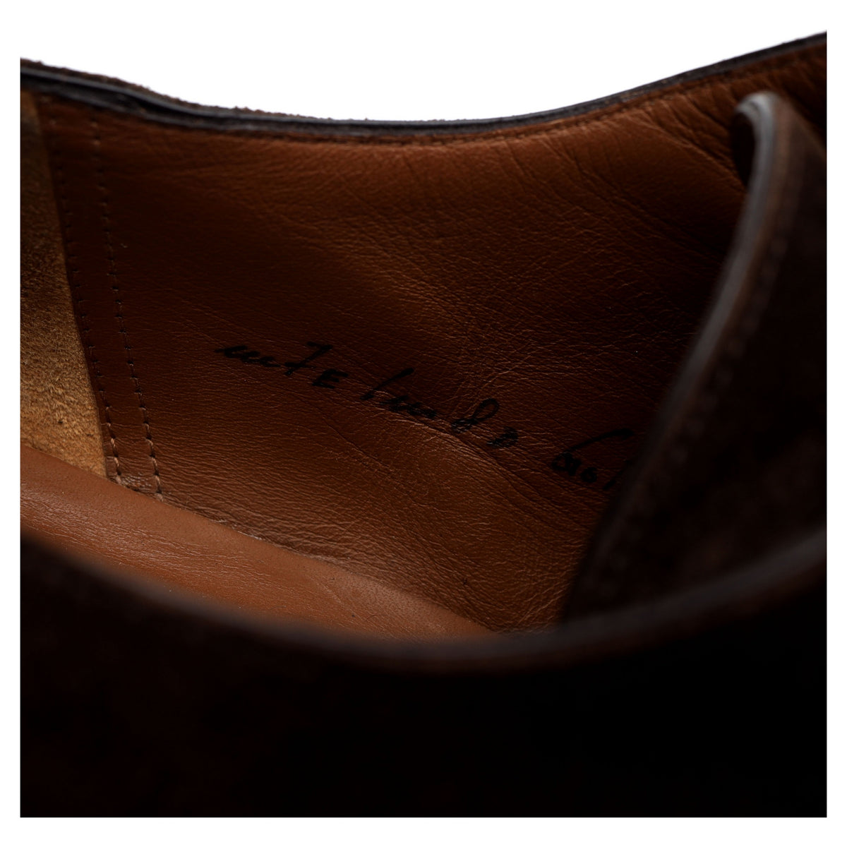 Scribe Brown Suede Derby UK 7 E