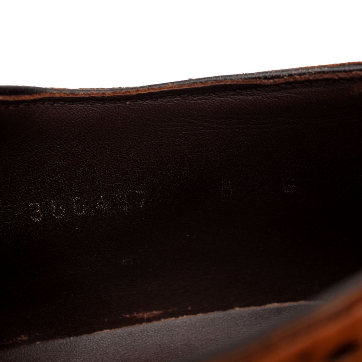&#39;Rochester&#39; Tan Brown Leather Oxford Brogues UK 8 G