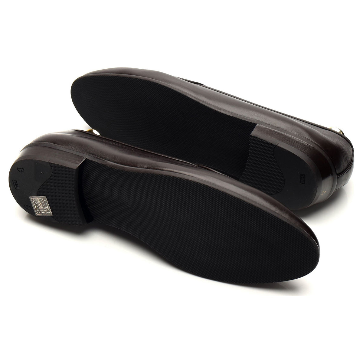&#39;Sagan&#39; Dark Brown Leather Slip On Loafers UK 11 / UK 11.5