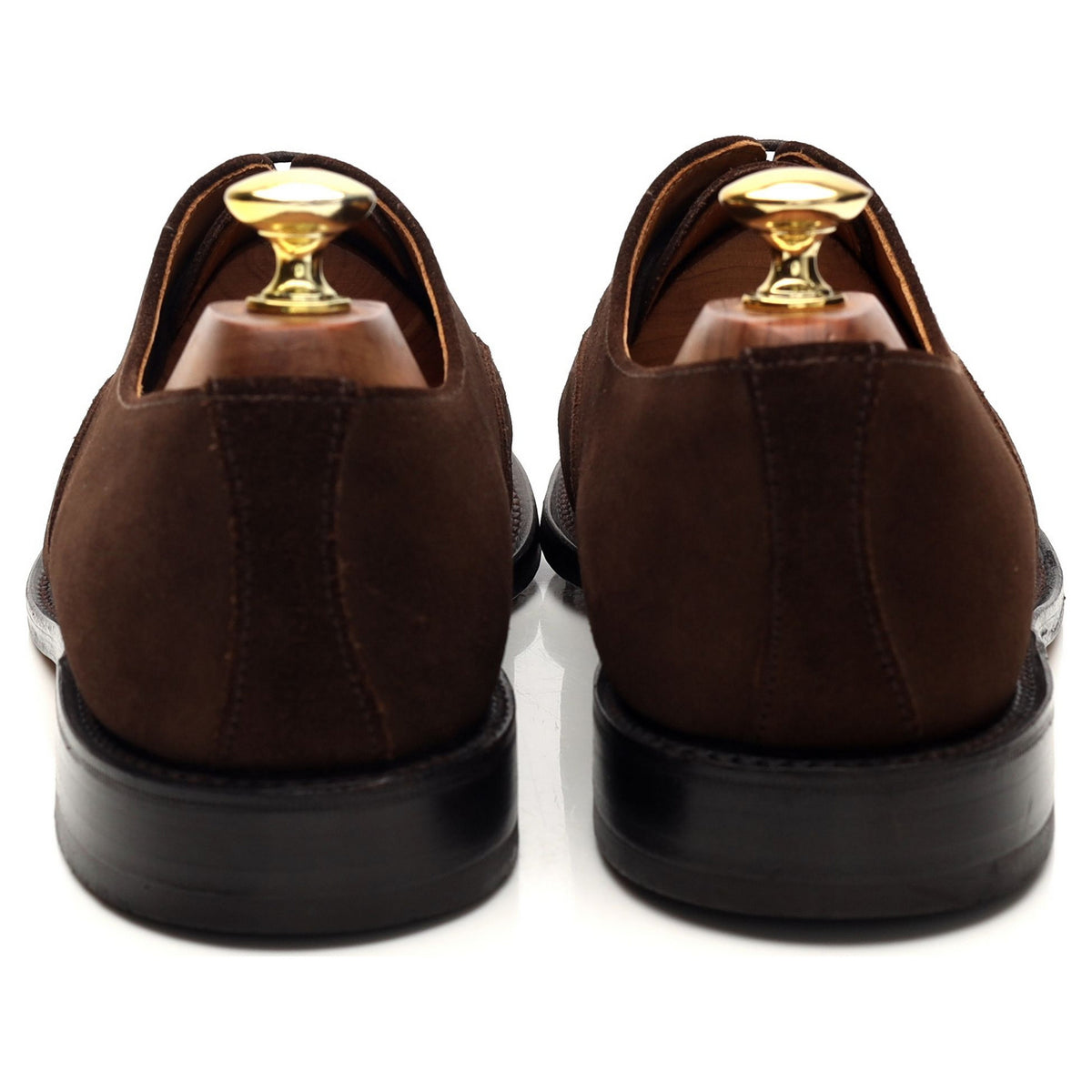 &#39;Epsom&#39; Brown Suede Oxford UK 8