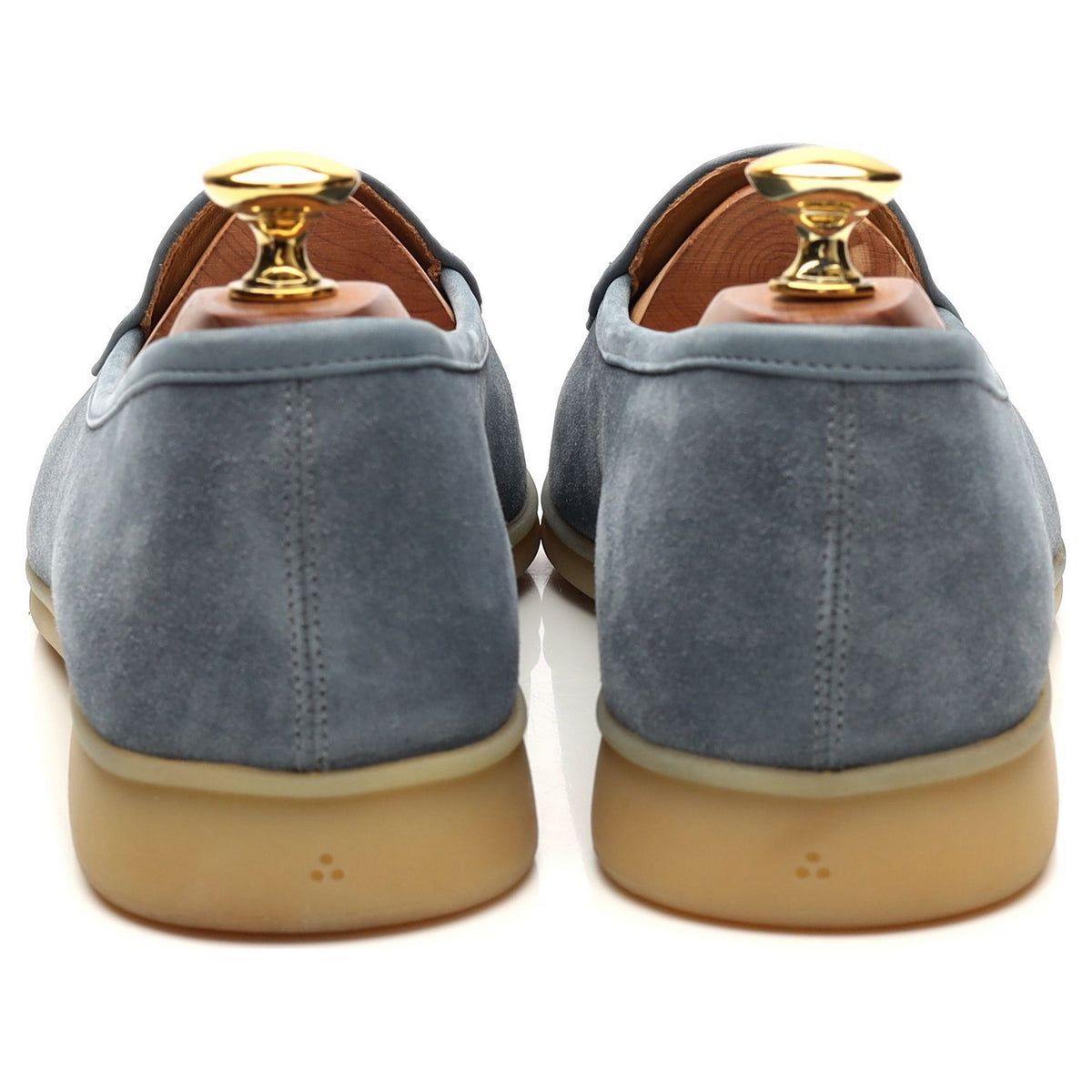 &#39;Sagan Stride&#39; Blue Suede Slip On Loafers UK 6 / UK 6.5