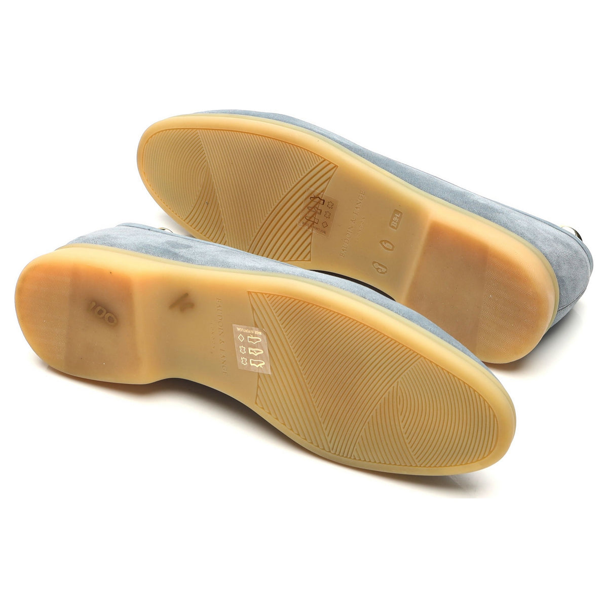 &#39;Sagan Stride&#39; Blue Suede Slip On Loafers UK 6 / UK 6.5