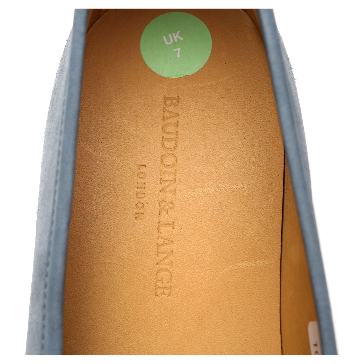 &#39;Sagan Stride&#39; Blue Suede Slip On Loafers UK 6 / UK 6.5