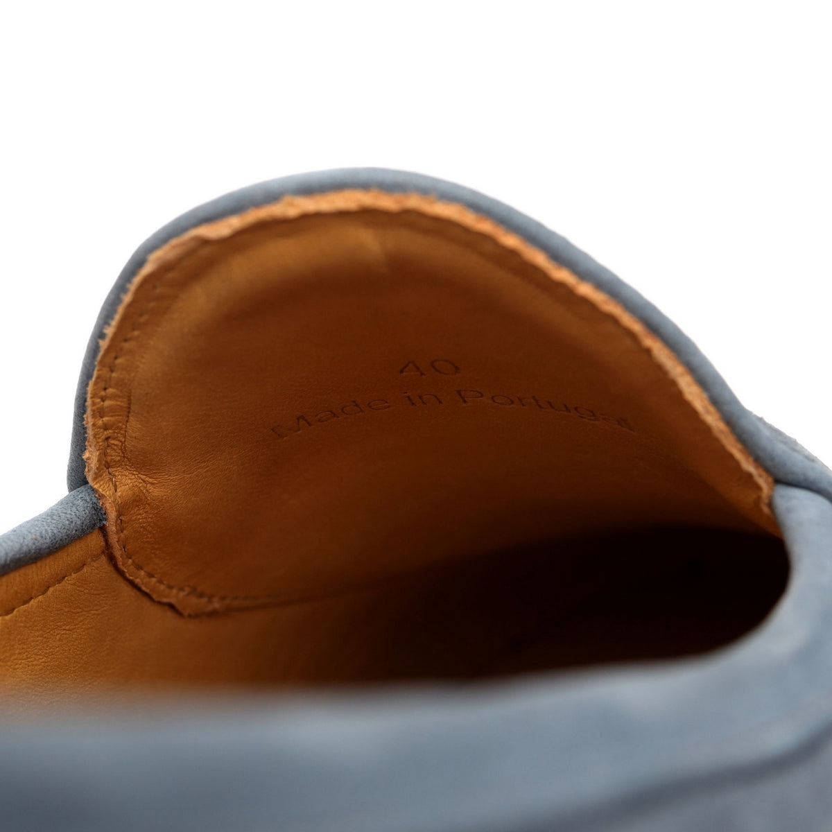&#39;Sagan Stride&#39; Blue Suede Slip On Loafers UK 6 / UK 6.5