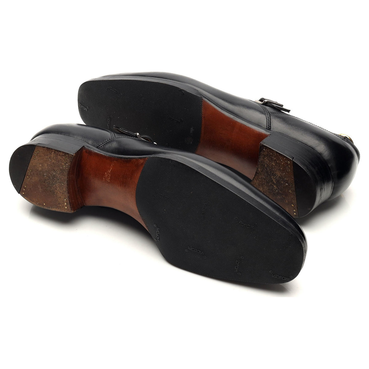 Bespoke Black Leather Monk Strap UK 6 / UK 6.5 E