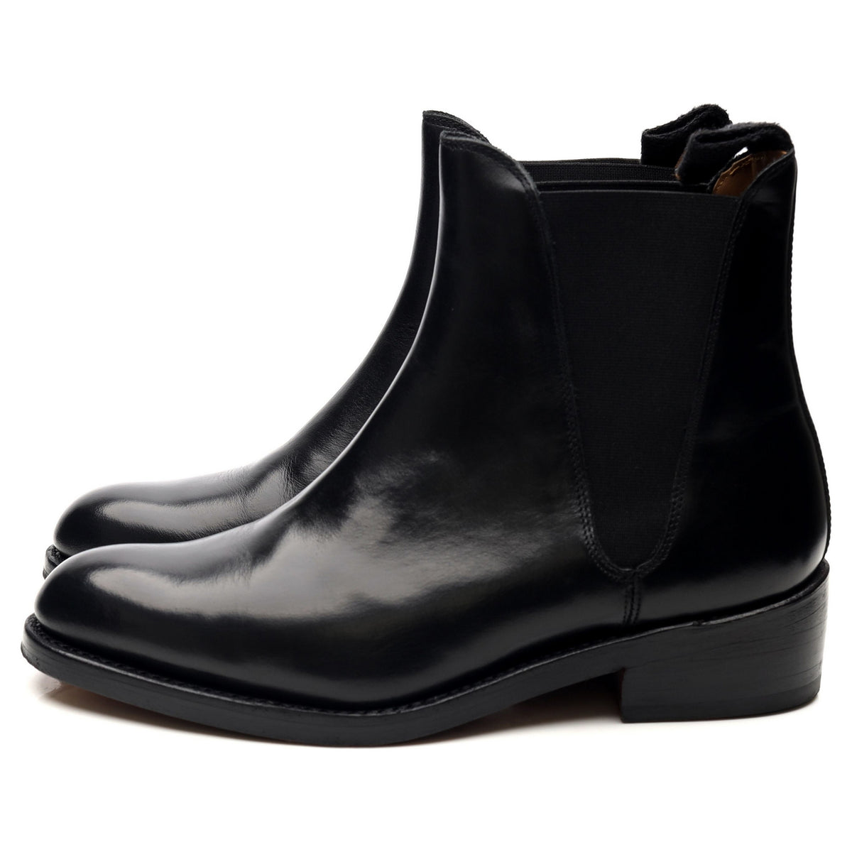 Women&#39;s &#39;Nora&#39; Black Leather Chelsea Boots UK 6