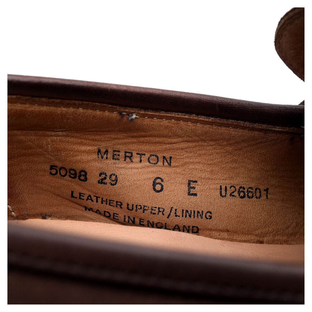 Merton' Brown Suede Loafers UK 6 E - Abbot's Shoes