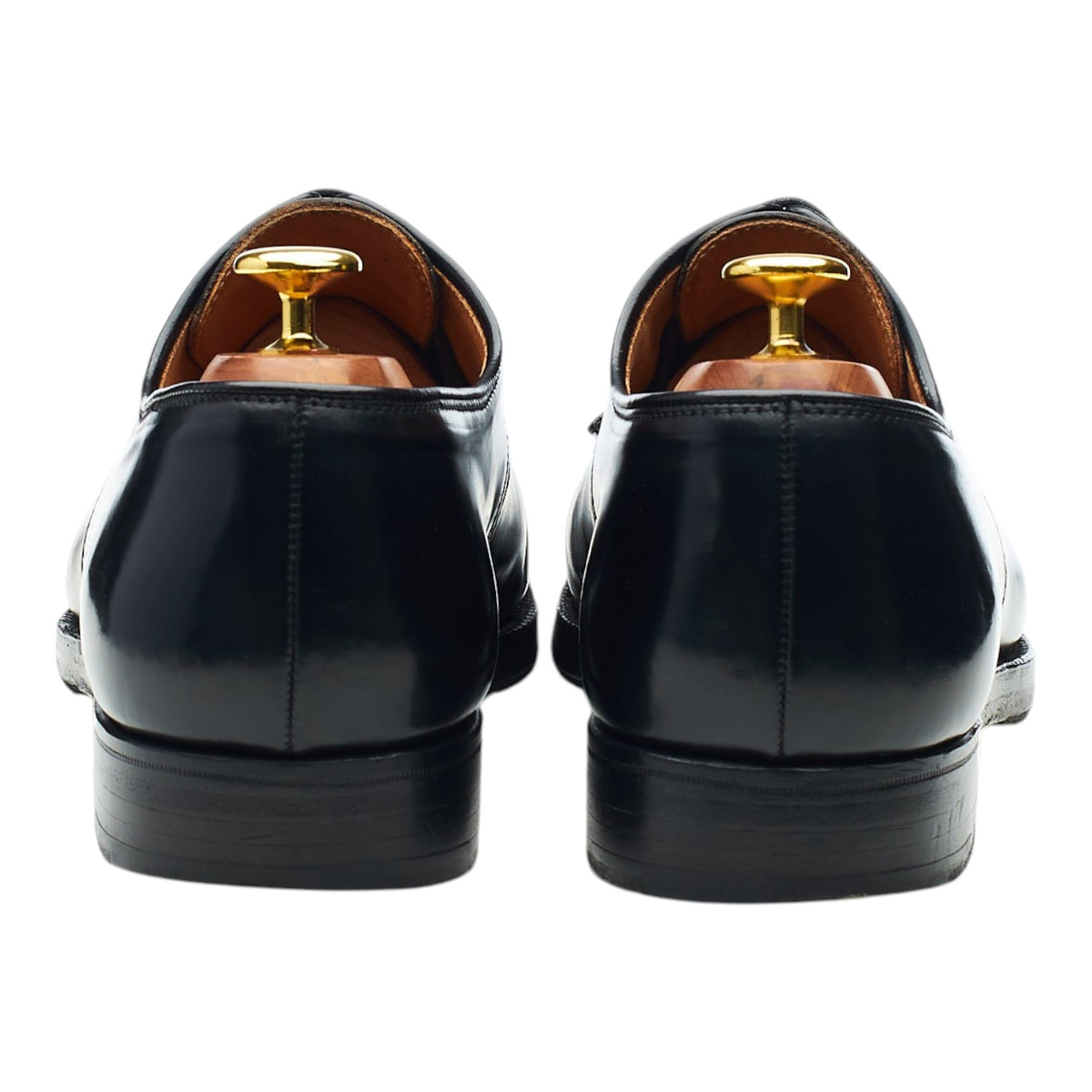 'Bradford' Black Cordovan Leather Derby UK 8 E