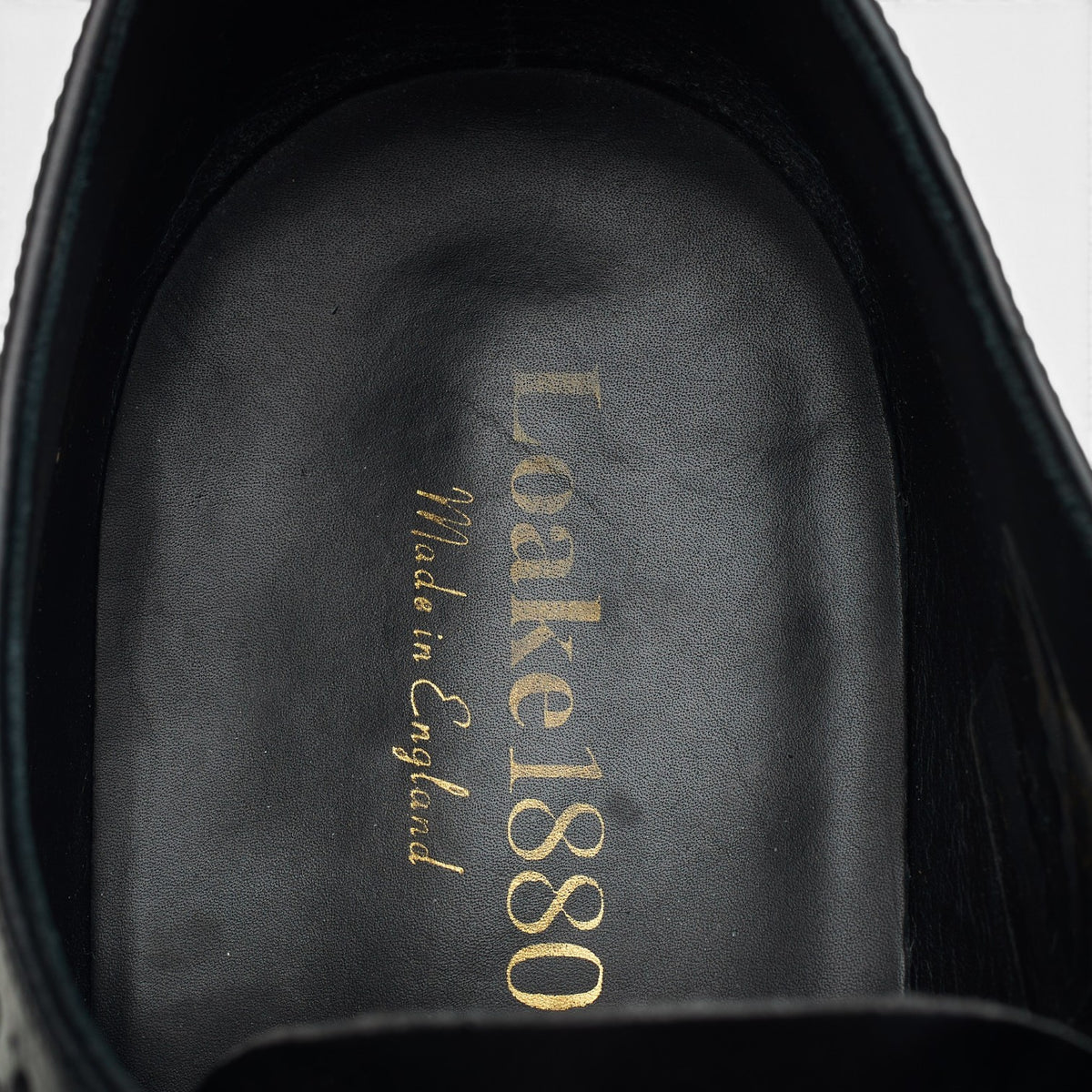 1880 'Chester' Black Leather Derby Brogues UK 11 F