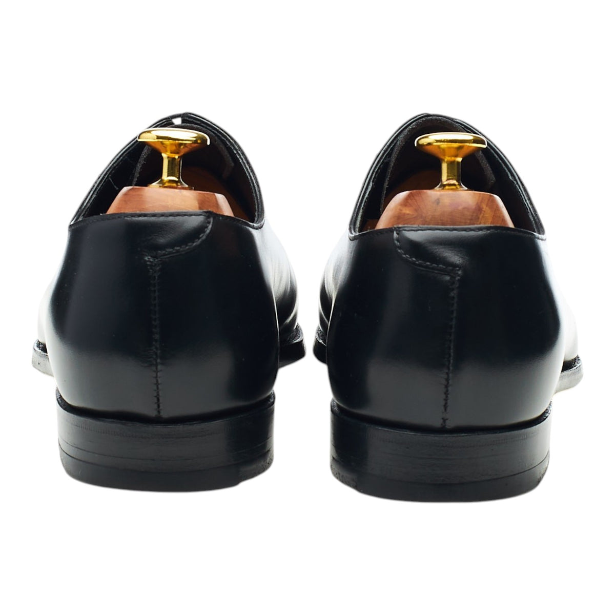 'Weymouth' Black Leather Wholecut Oxford UK 8 E