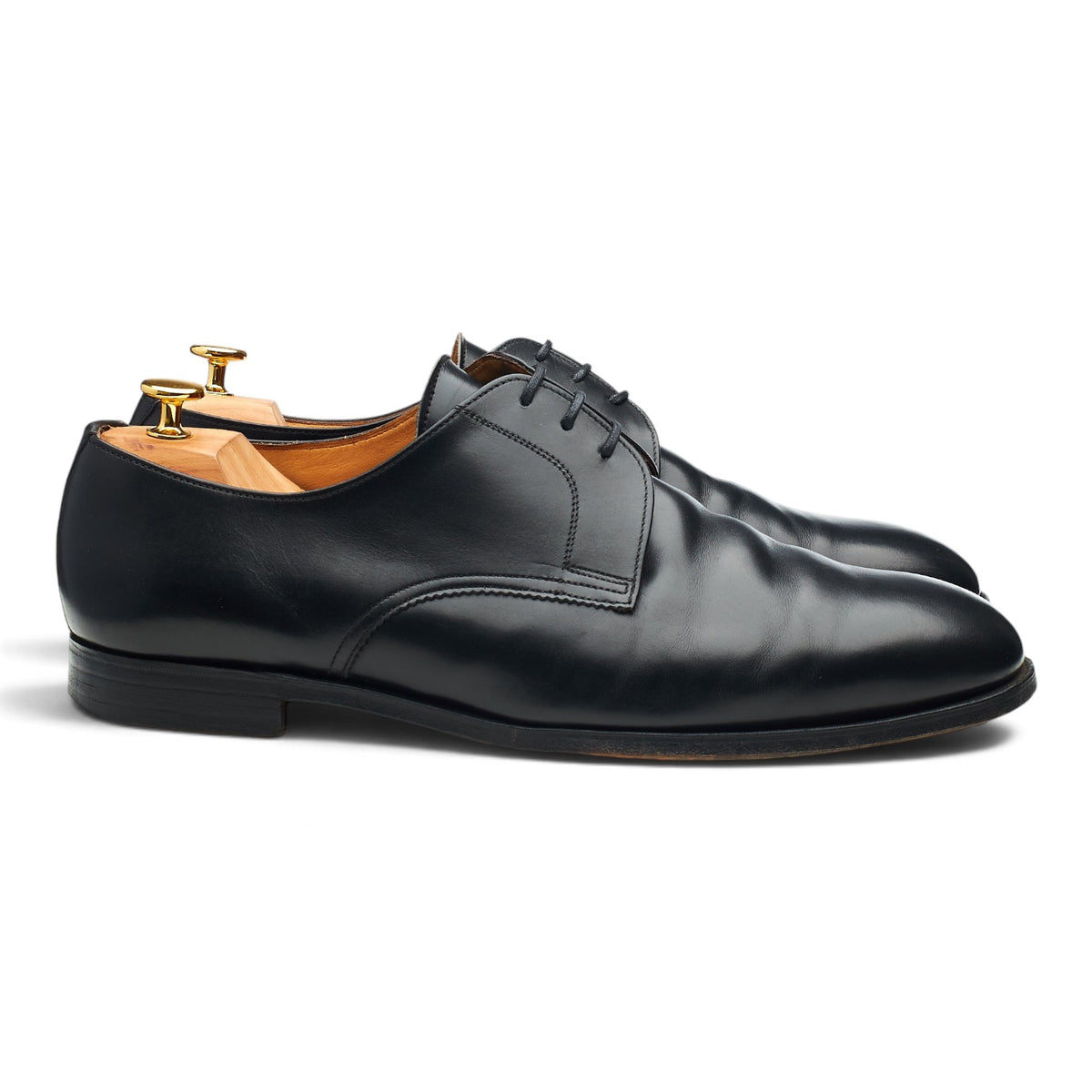 'Drake' Black Leather Derby UK 13 H