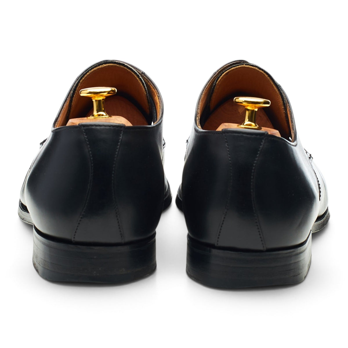 'Drake' Black Leather Derby UK 13 H