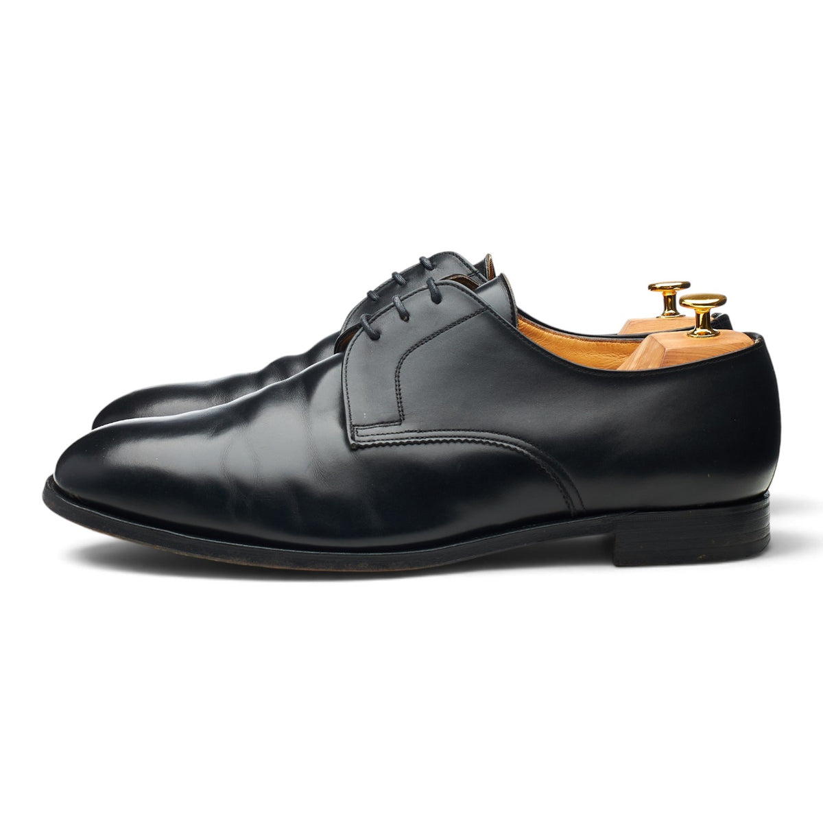 'Drake' Black Leather Derby UK 13 H