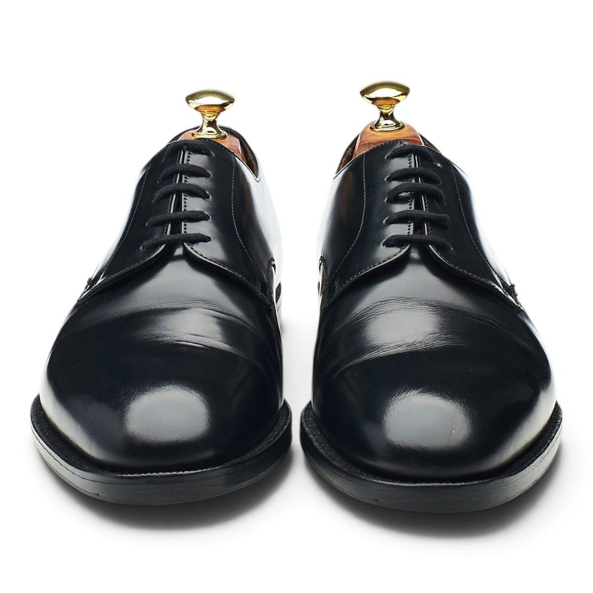 'Cranfield' Black Leather Derby UK 7.5 H