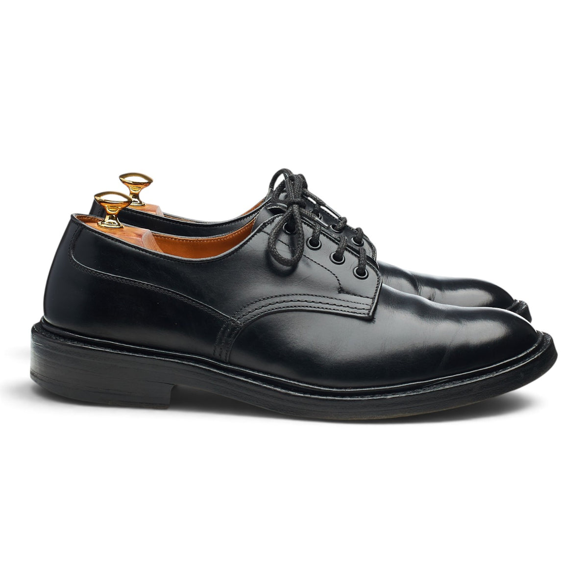 Black Leather Derby UK 10