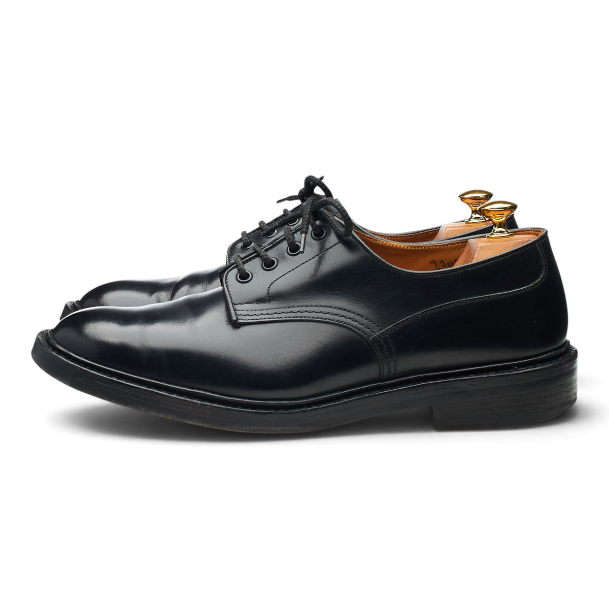 Black Leather Derby UK 10