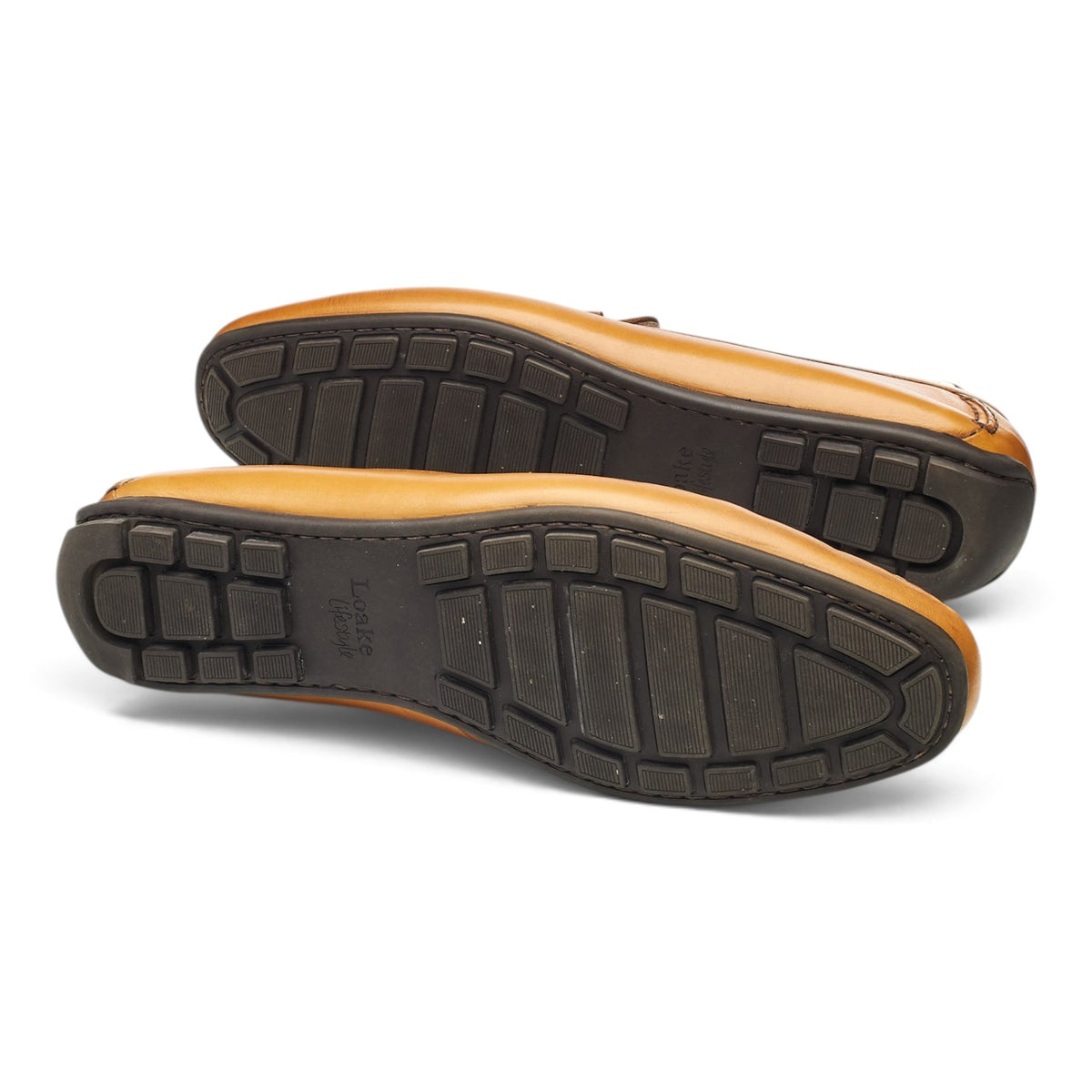Lifestyle 'Goodwood' Tan Brown Leather Driving Loafers UK 11 F