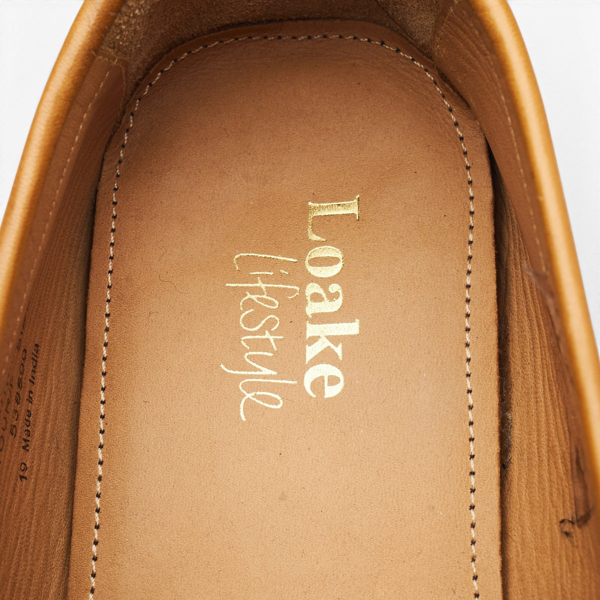 Lifestyle 'Goodwood' Tan Brown Leather Driving Loafers UK 11 F
