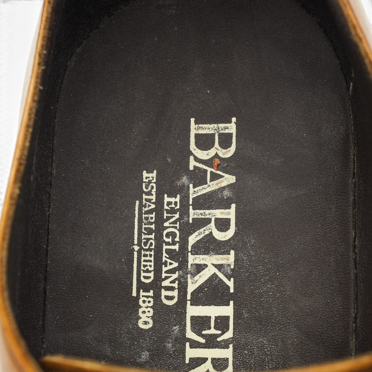 'Flynn' Tan Brown Leather Oxford Brogues UK 8.5 G