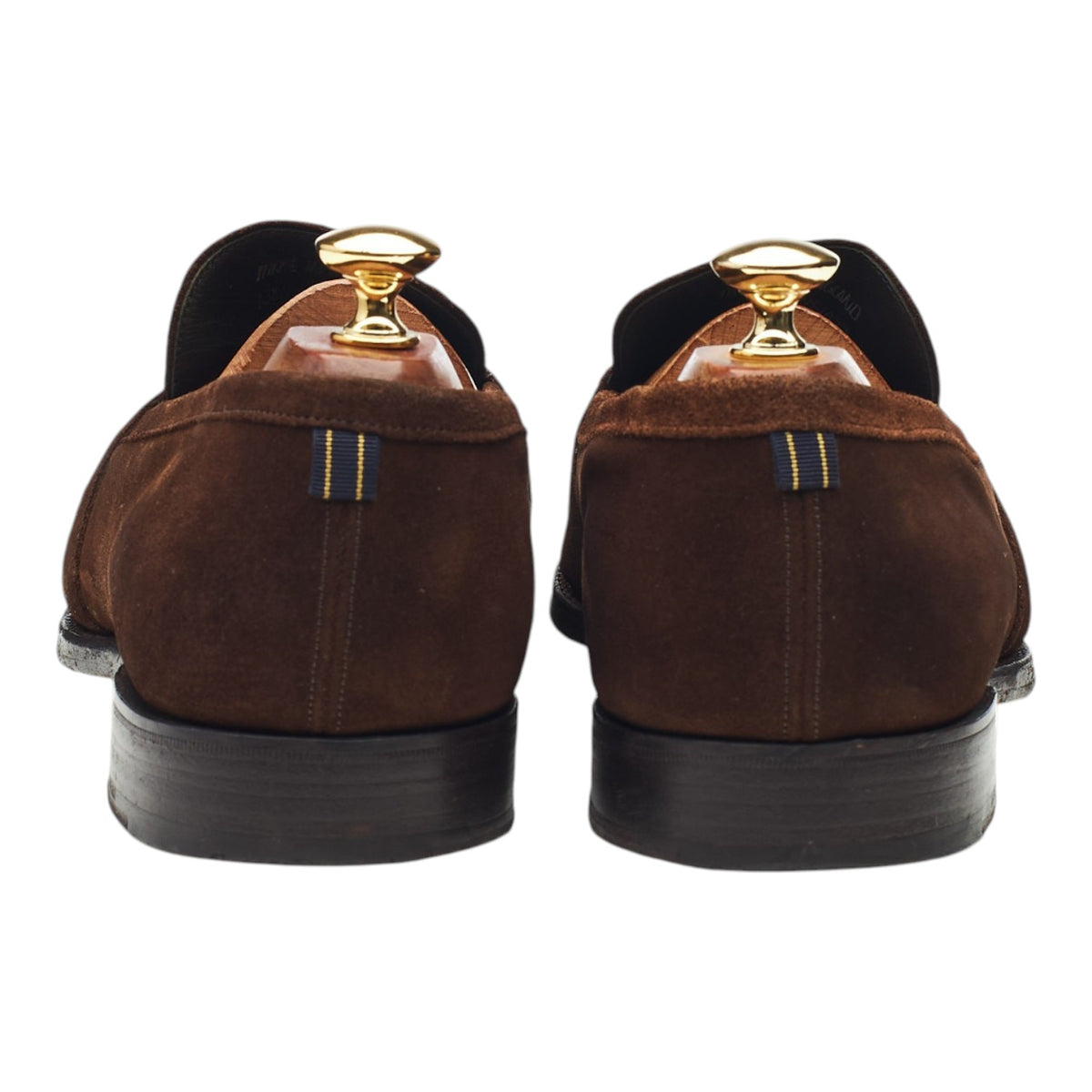 Dark Brown Suede Loafers UK 9 F