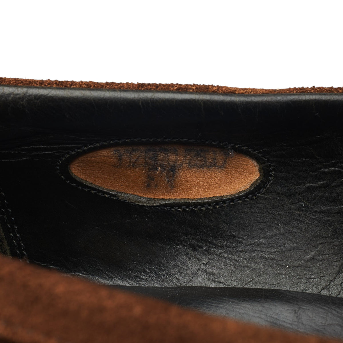 Dark Brown Suede Loafers UK 9 F