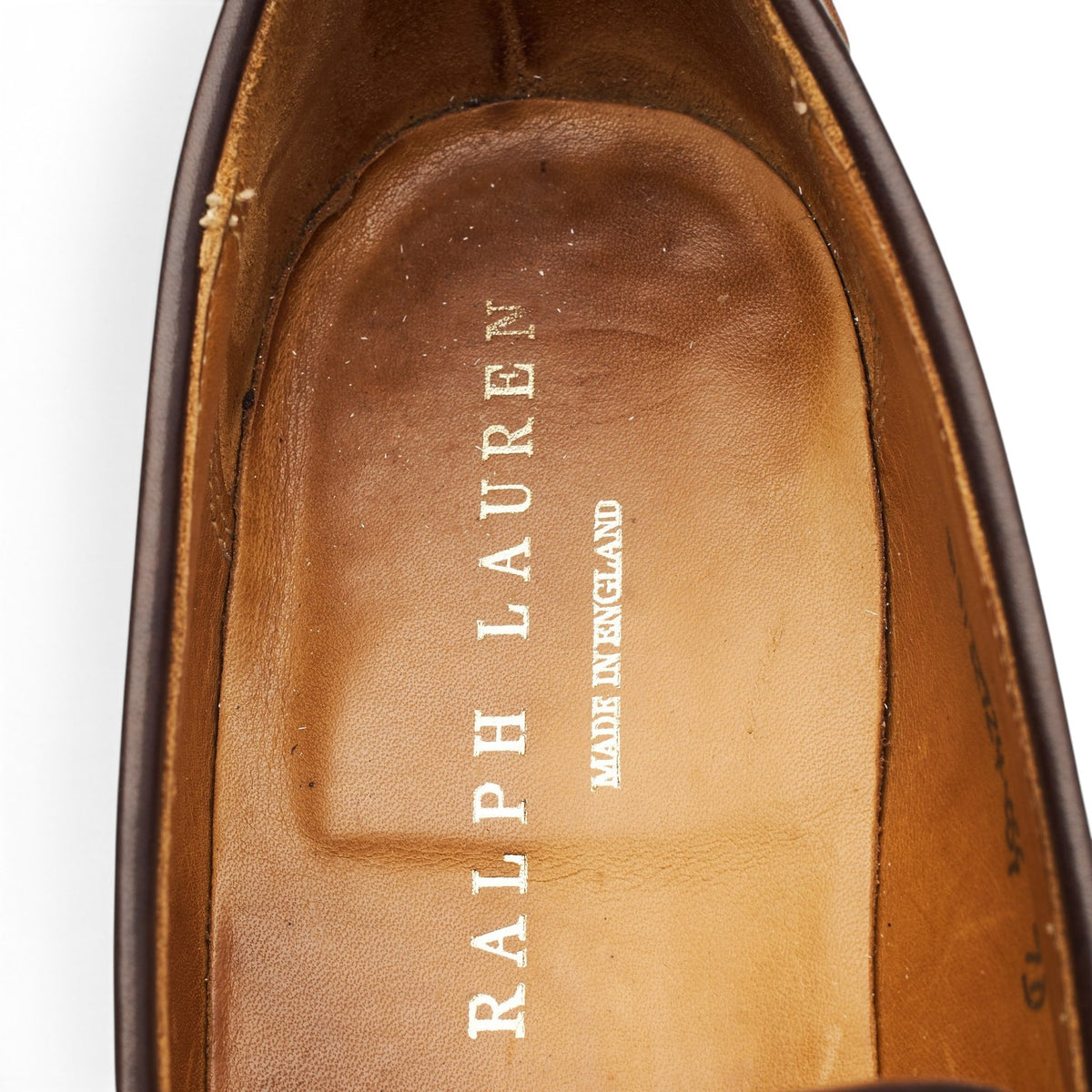 Ralph Lauren Marlow Brown Cordovan Leather Tassel Loafers UK 8 US 9 D