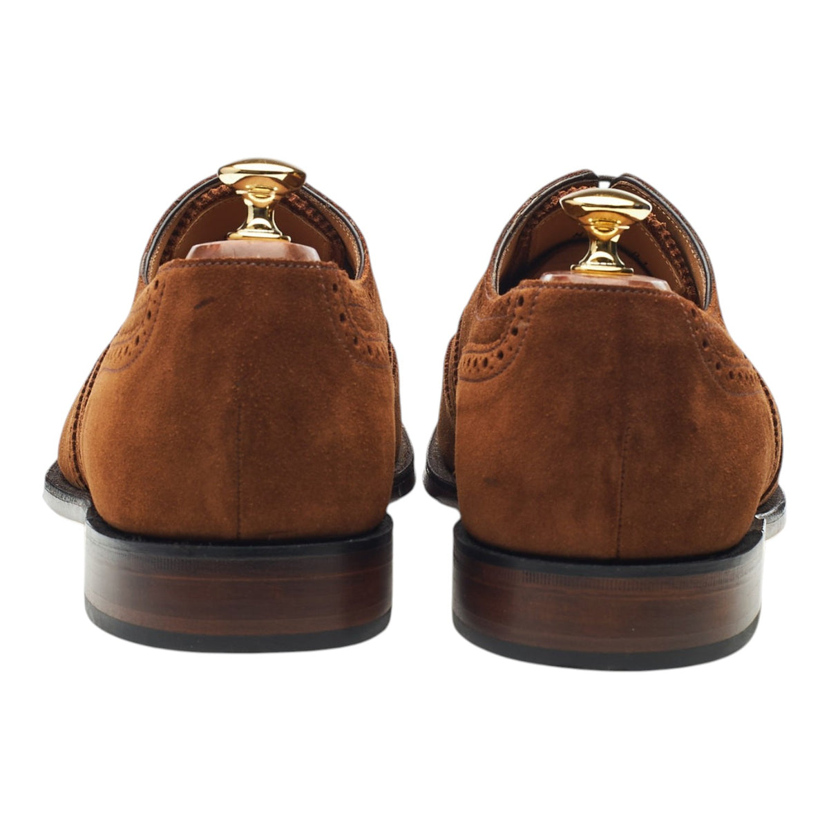 1880 'Buckingham' Brown Suede Oxford Brogues UK 10.5 F