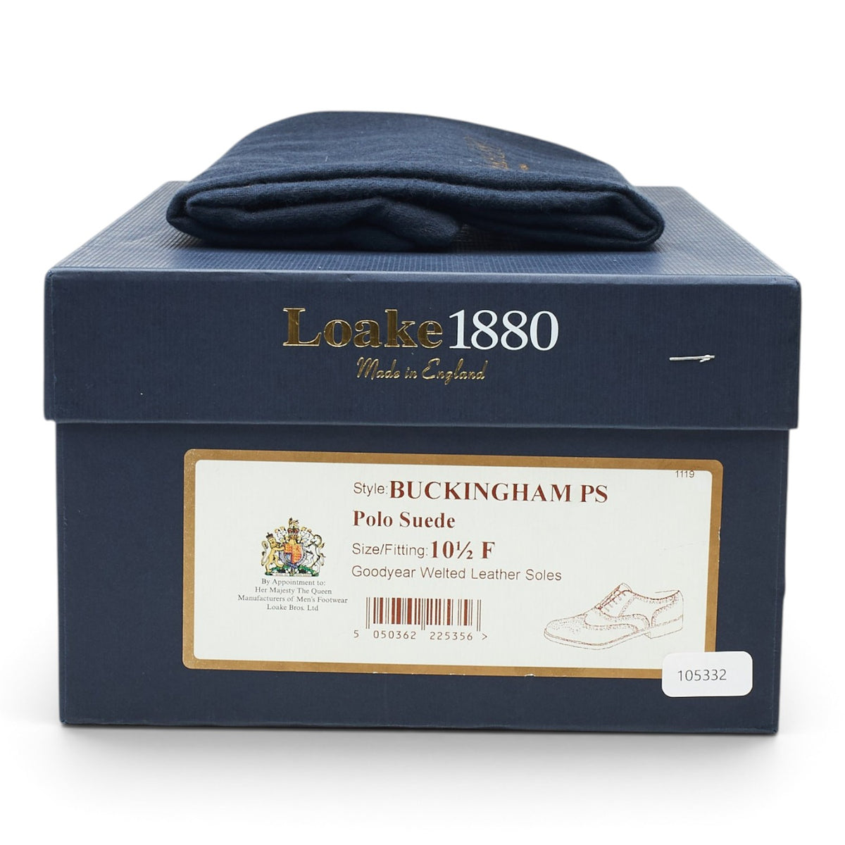 1880 'Buckingham' Brown Suede Oxford Brogues UK 10.5 F