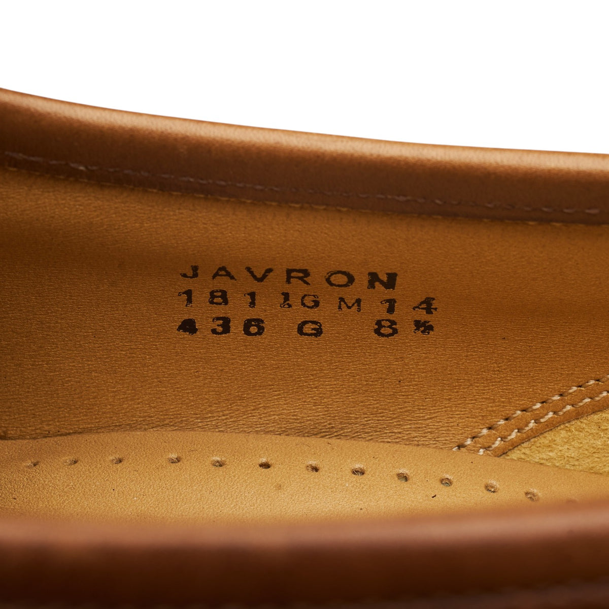 'Javron' Brown Leather Loafers UK 8.5 G