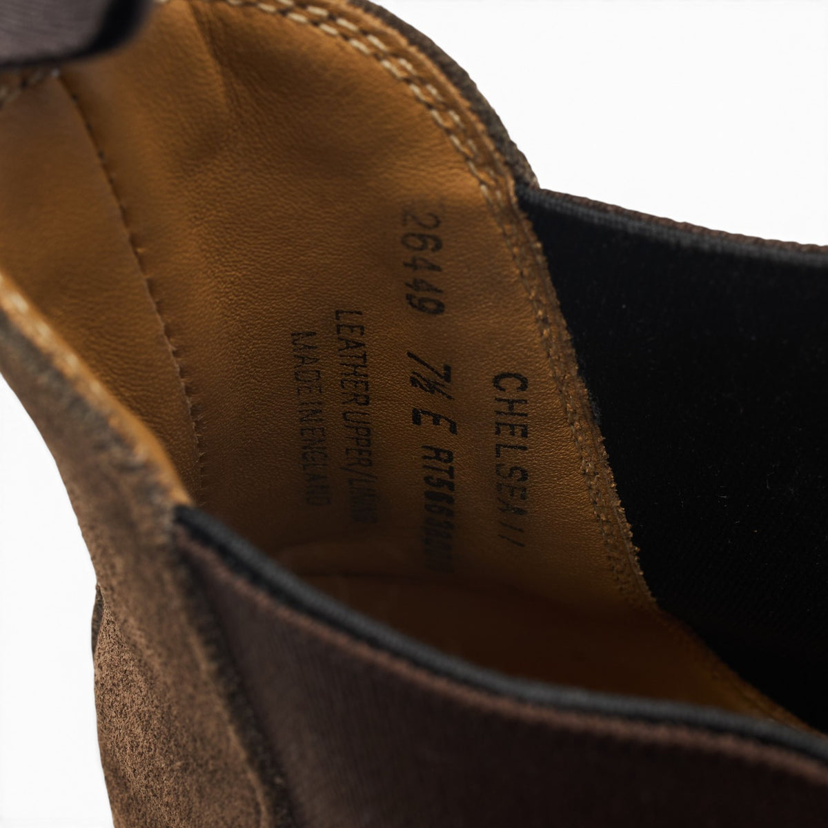 'Chelsea 11' Brown Suede Chelsea Boots UK 7.5 E