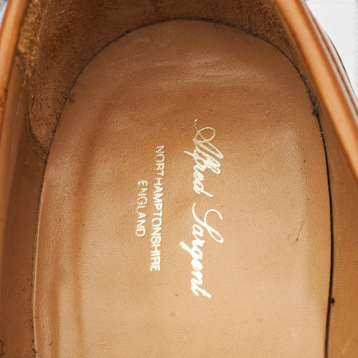 'Sandringham' Tan Brown Leather Tassel Loafers UK 9 EX