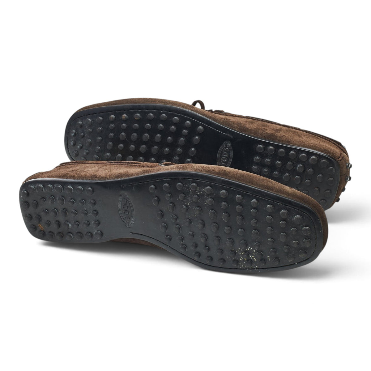 Gommino Dark Brown Suede Driving Loafers UK 8.5
