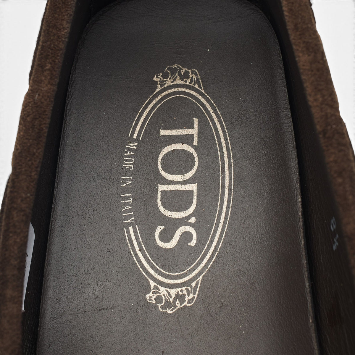 Gommino Dark Brown Suede Driving Loafers UK 8.5