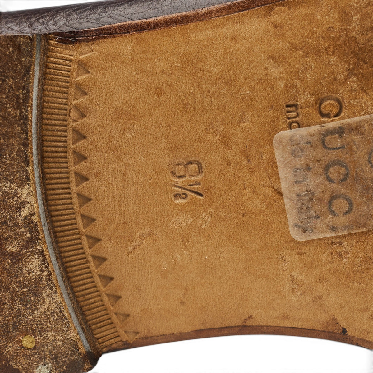 Dark Brown Grain Leather Horsebit Loafers UK 8.5