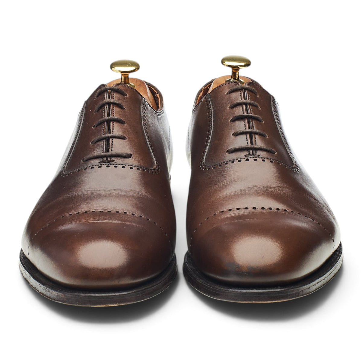 'Courtenay' Dark Brown Leather Oxford UK 8.5 E