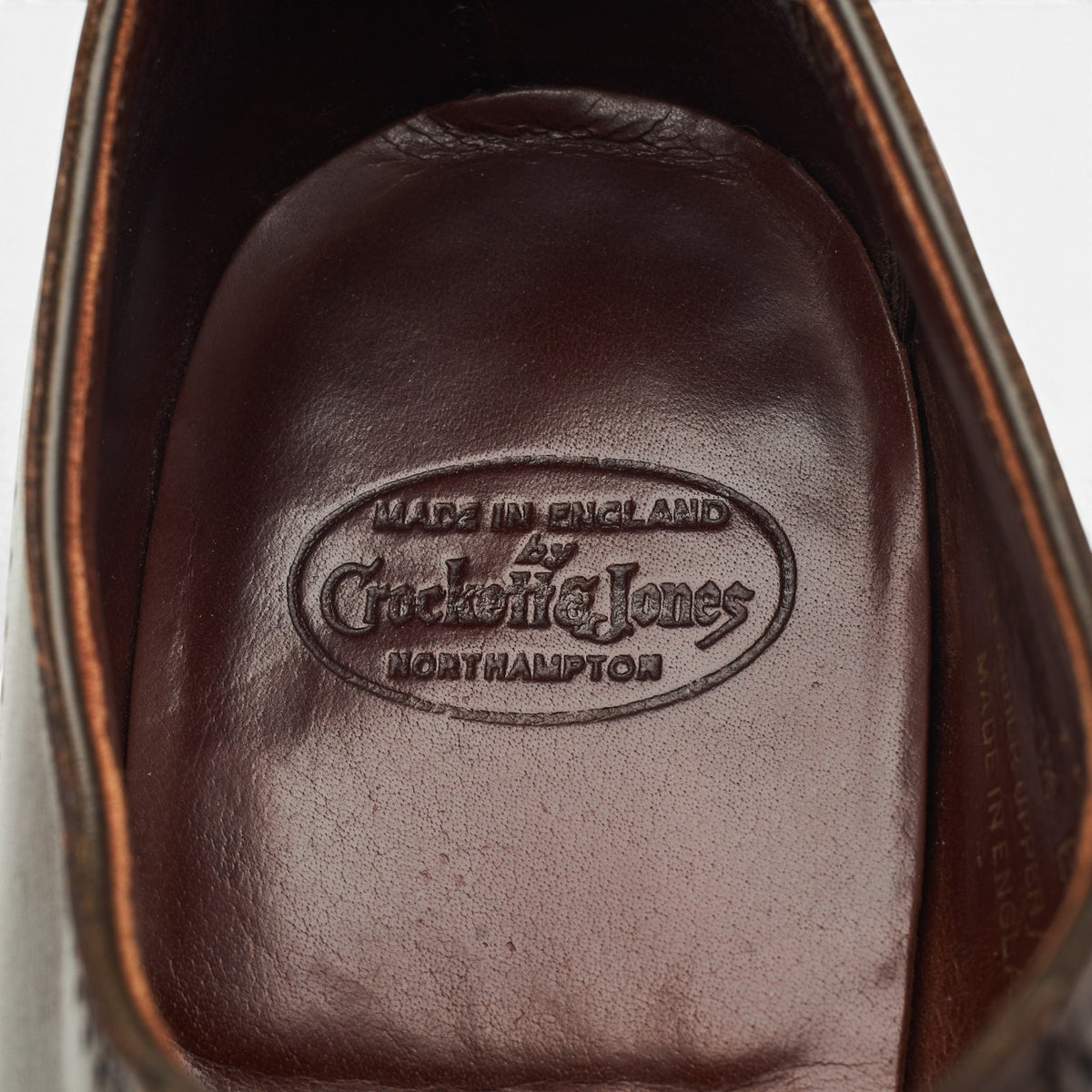 'Courtenay' Dark Brown Leather Oxford UK 8.5 E
