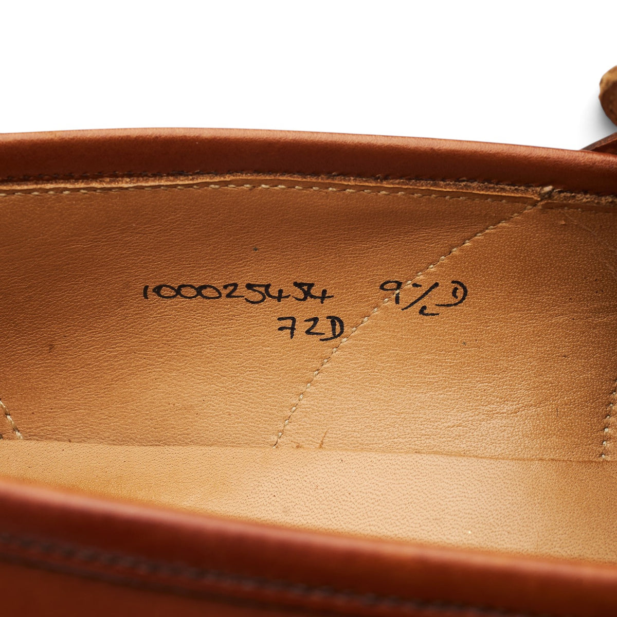 Peal & Co. Tan Brown Leather Loafers UK 8.5 US 9.5 D