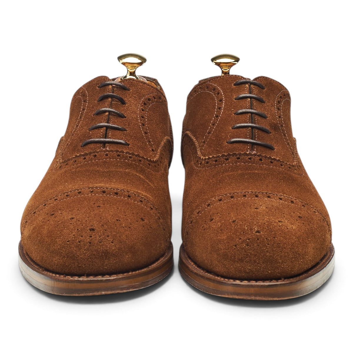 'Cranford 2' Snuff Brown Suede Oxford Brogues UK 9 G