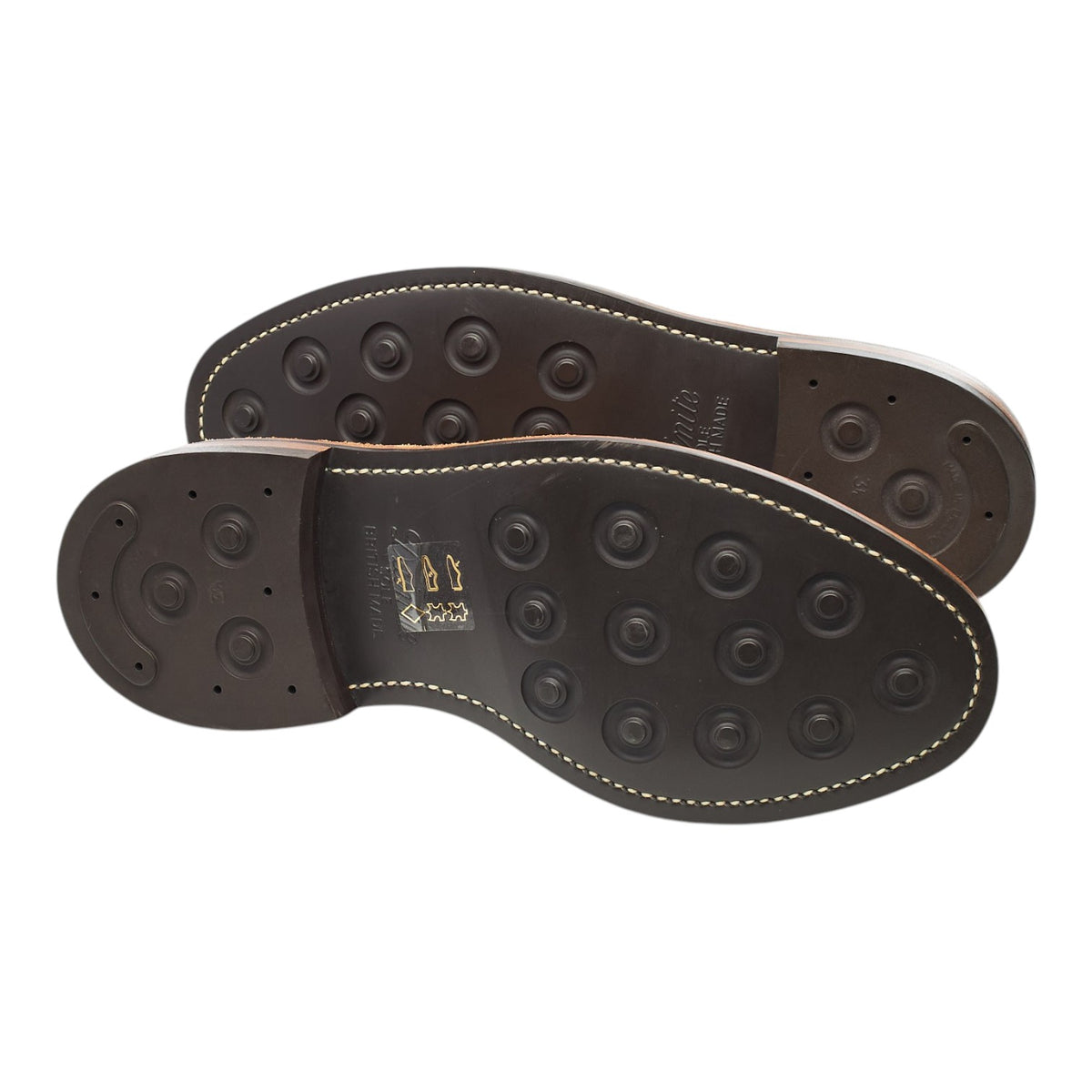 'Francis' Tan Brown Leather Derby Brogues UK 10